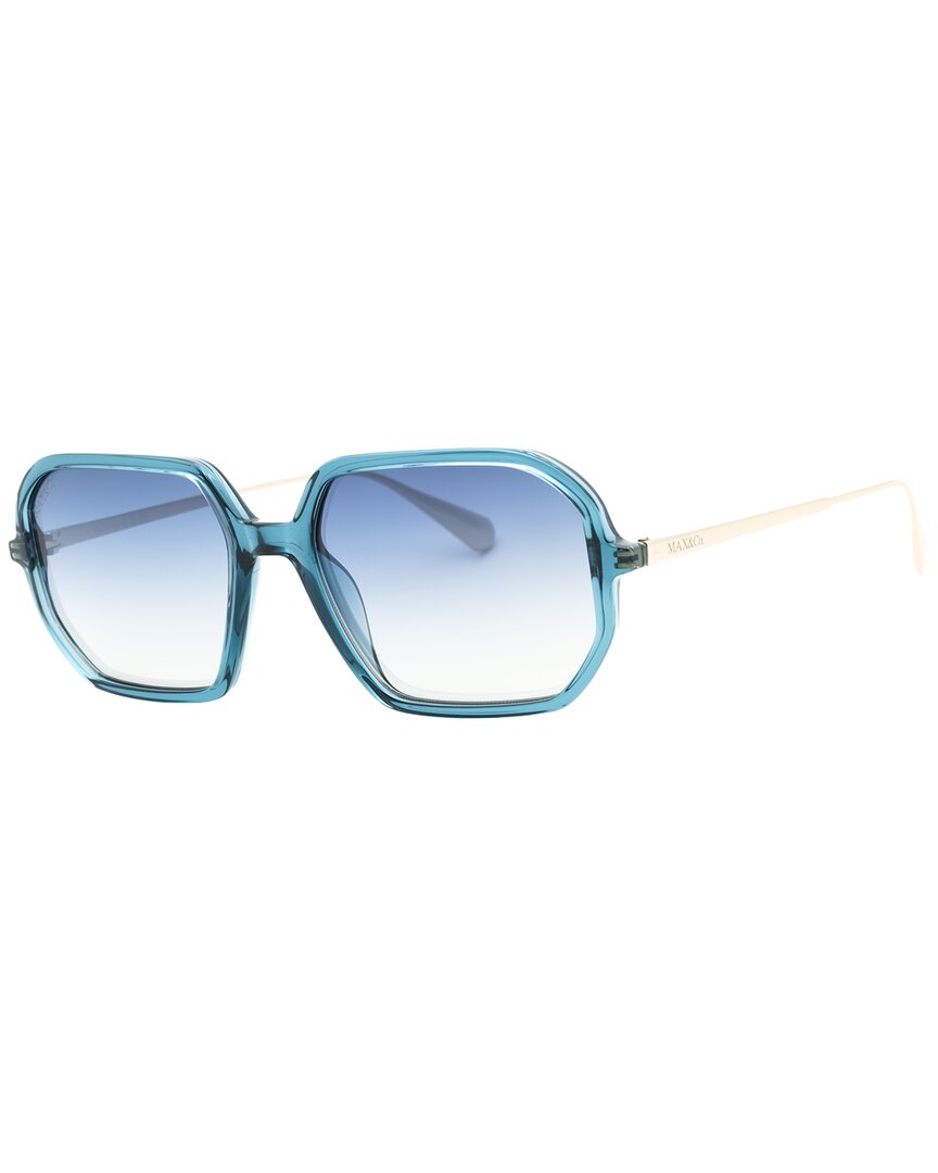 Max & Co By Maxmara Max & Co By Max Mara Women's Mo0087 54mm Sunglasses In Blue