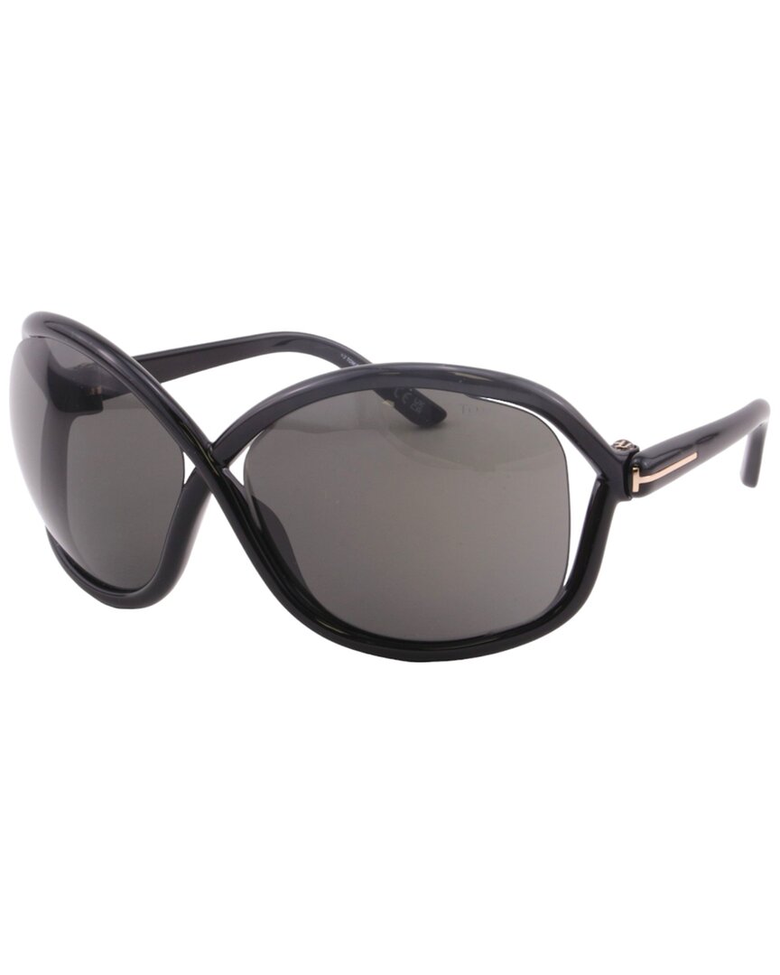Shop Tom Ford Women's Bettina 68mm Sunglasses In Black