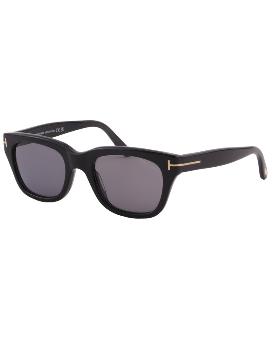 Tom Ford Women's Snowdon 52mm Polarized Sunglasses In Black