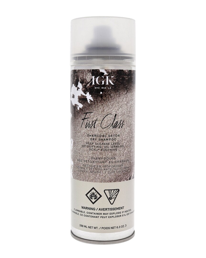Igk 6.3oz First Class Charcoal Detox Dry Shampoo In White