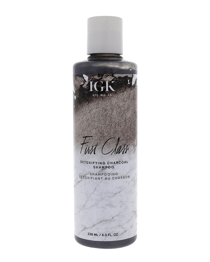 Igk 8oz First Class Detoxifying Charcoal Shampoo In Neutral