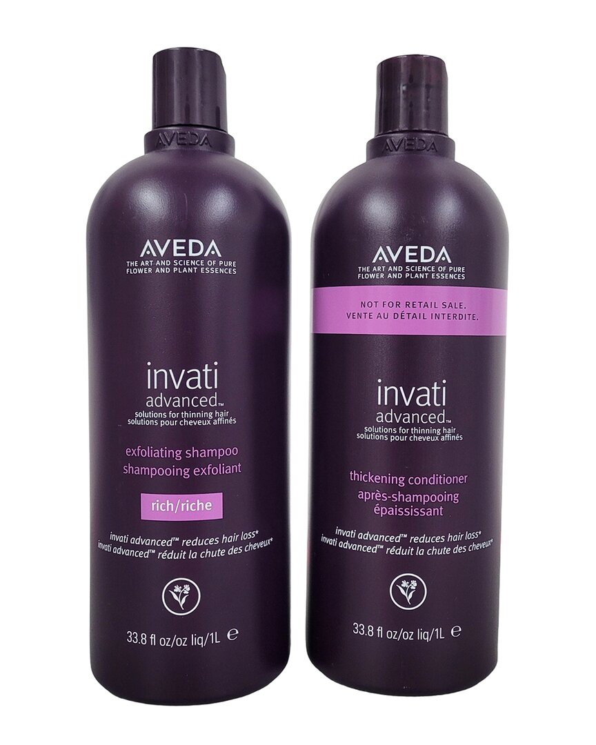 Shop Aveda Unisex Invati Advanced Rich Exfoliating Shampoo Duo