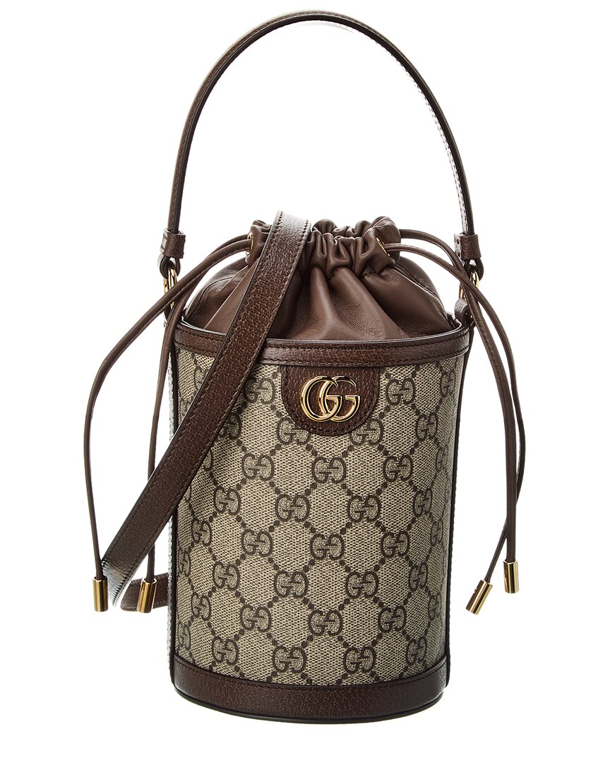 Gucci Ophidia Mini Gg Supreme Canvas & Leather Bucket Bag Women's