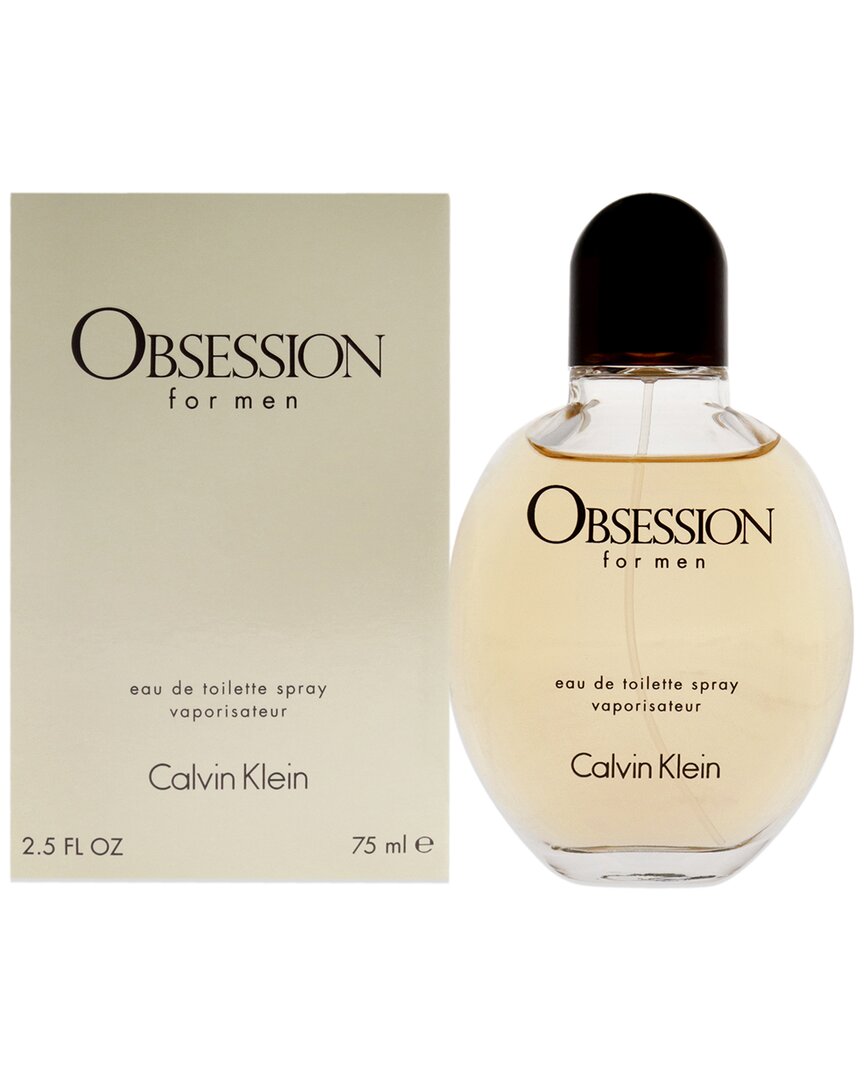 Calvin Klein Men's 2.5oz Obsession Edt In White