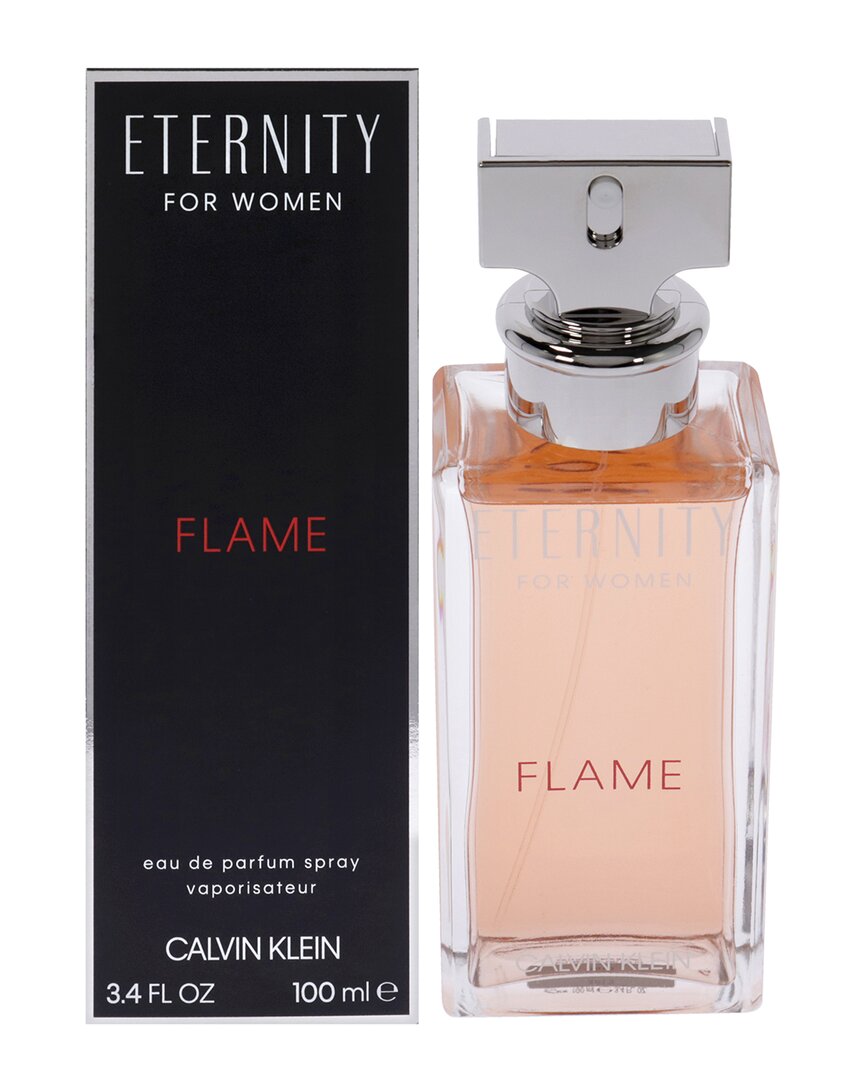 Calvin Klein Women's 3.4oz Eternity Flame Edp In White