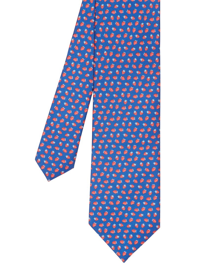 Shop J.mclaughlin Strawberry Tie In Blue