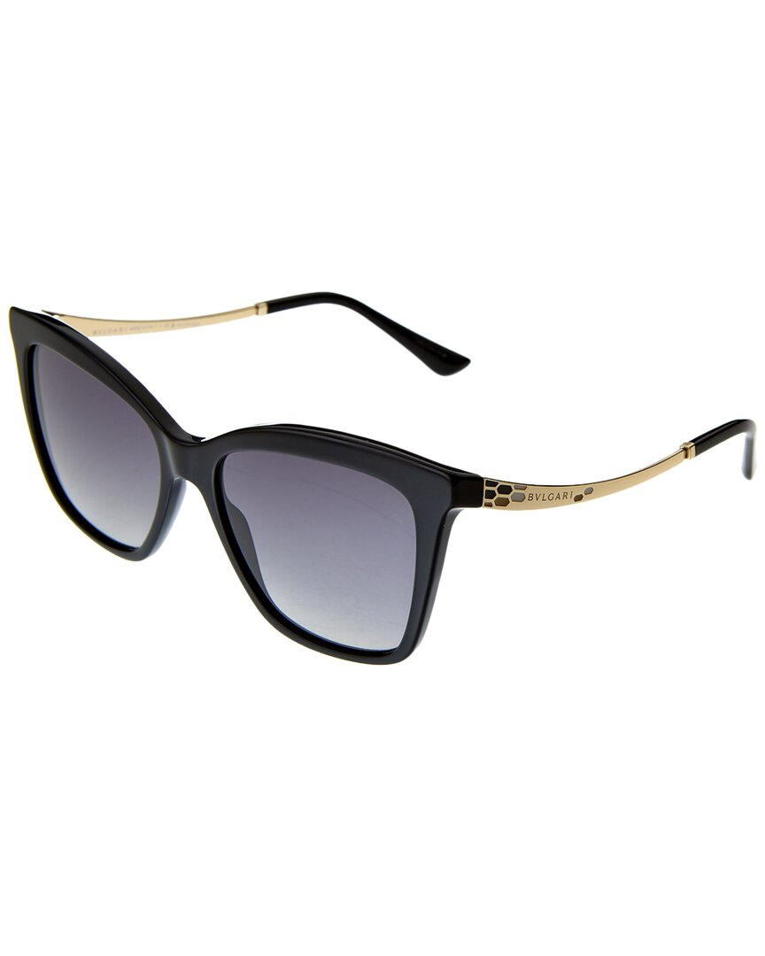 Shop Bulgari Women's Bv8257 54mm Sunglasses In Black