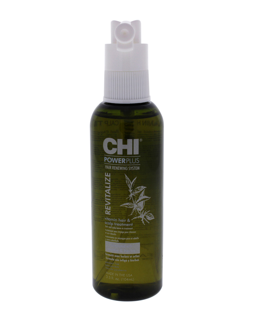 Chi 3.5oz Power Plus Revitalize Vitamin Hair Treatment In Brown