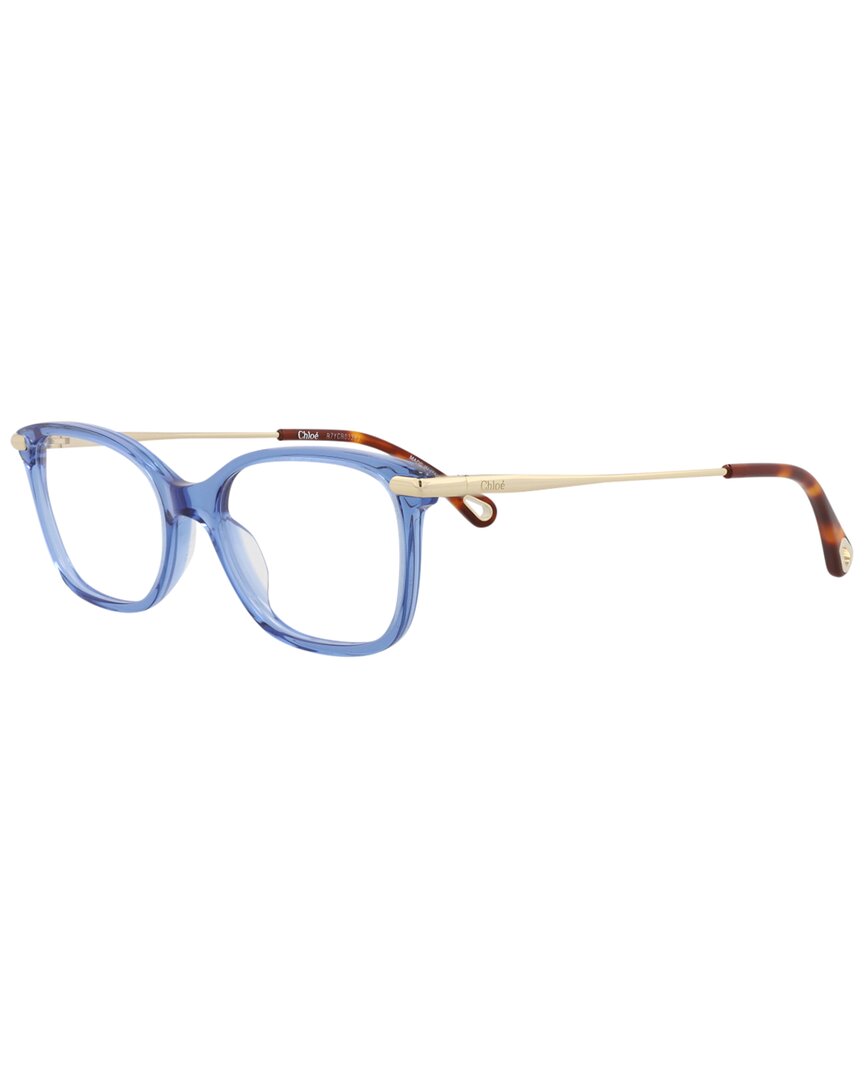 Chloé Women's Ch0059o 51mm Optical Frames In Blue