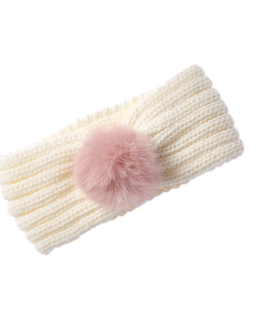 Surell Accessories Knit Headband In White