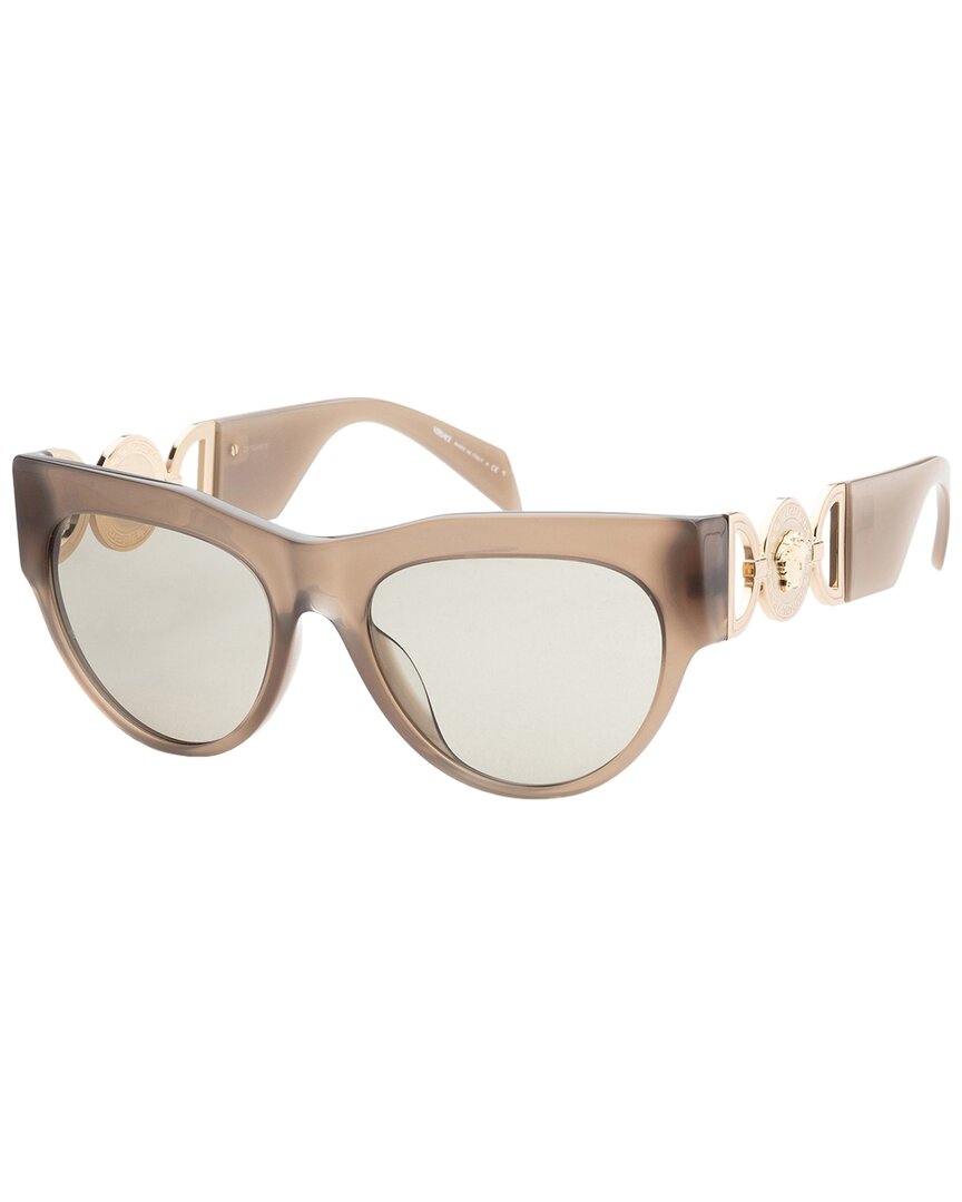 Shop Versace Women's Ve4440u 56mm Sunglasses In Brown