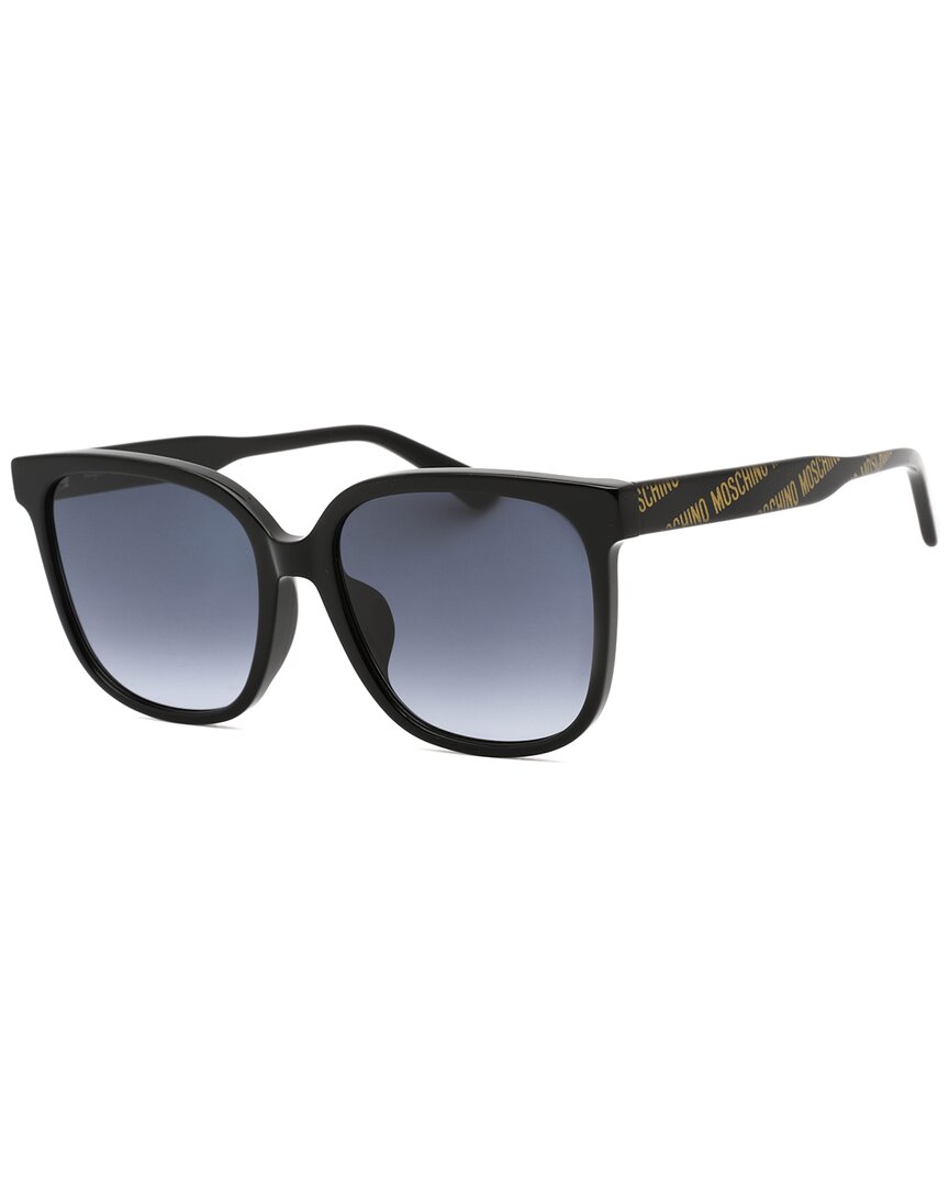 Shop Moschino Women's Mos134/f/s 58mm Sunglasses In Black