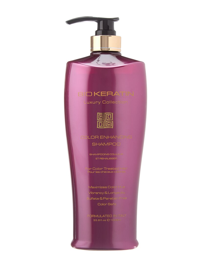 Biokeratin Unisex 33.8oz Bk Luxury Purple Color Enhancing Shampoo In White
