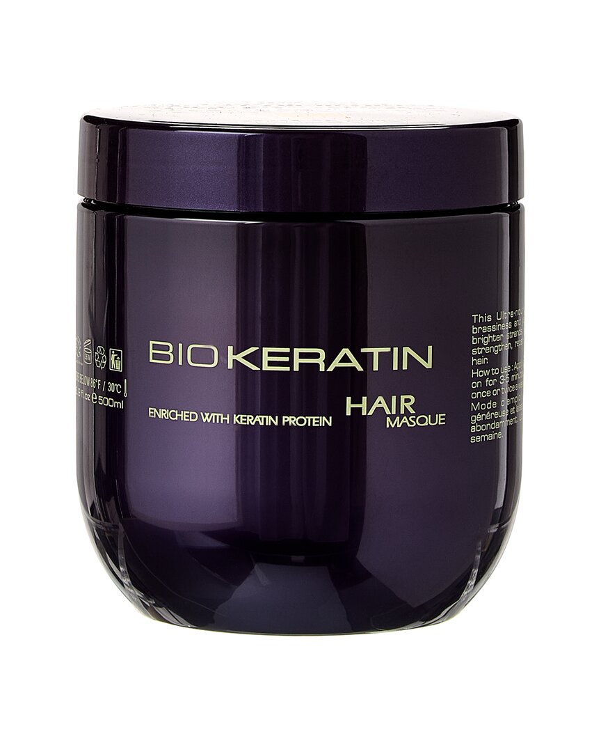 Biokeratin Unisex 16.9oz Bk Luxury Color Enhancing Purple Masque In White