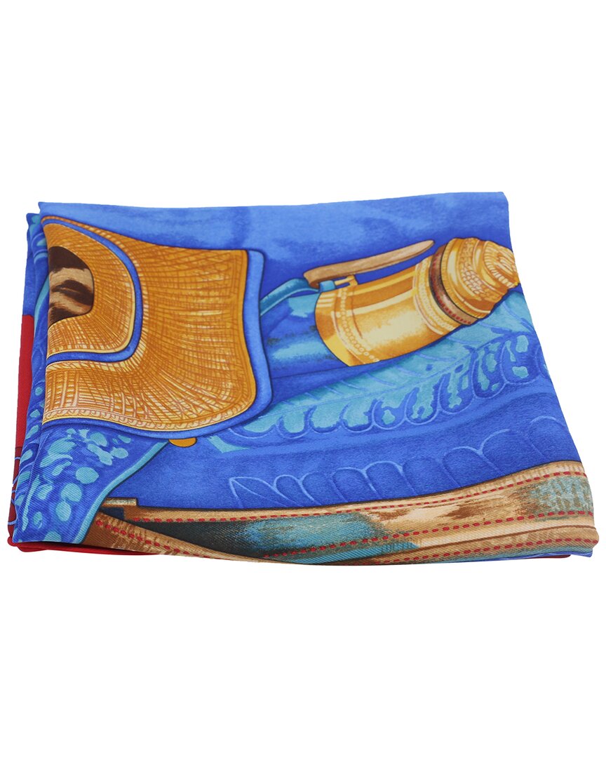 Pre-owned Hermes Hermès Selle D'officier En Grande Tenue Scarf (authentic Pre-loved)