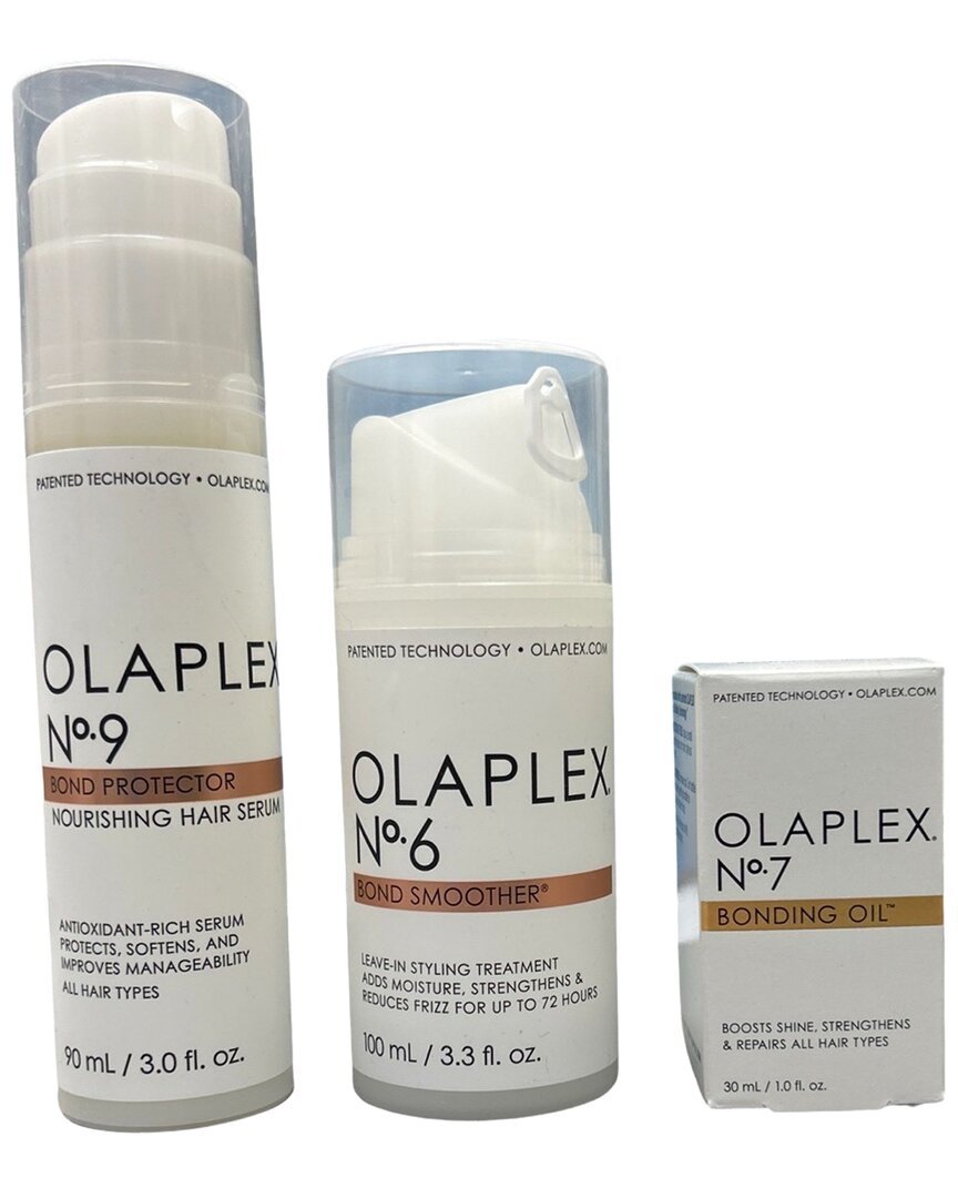 Olaplex Unisex Anti Frizz Trio: No 6 Bond Smoother No 9