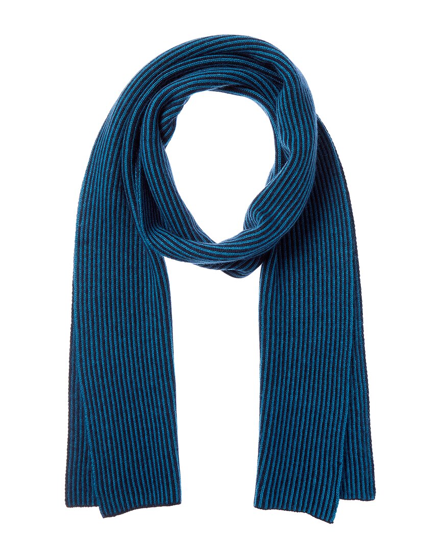 Portolano Cashmere Scarf In Blue
