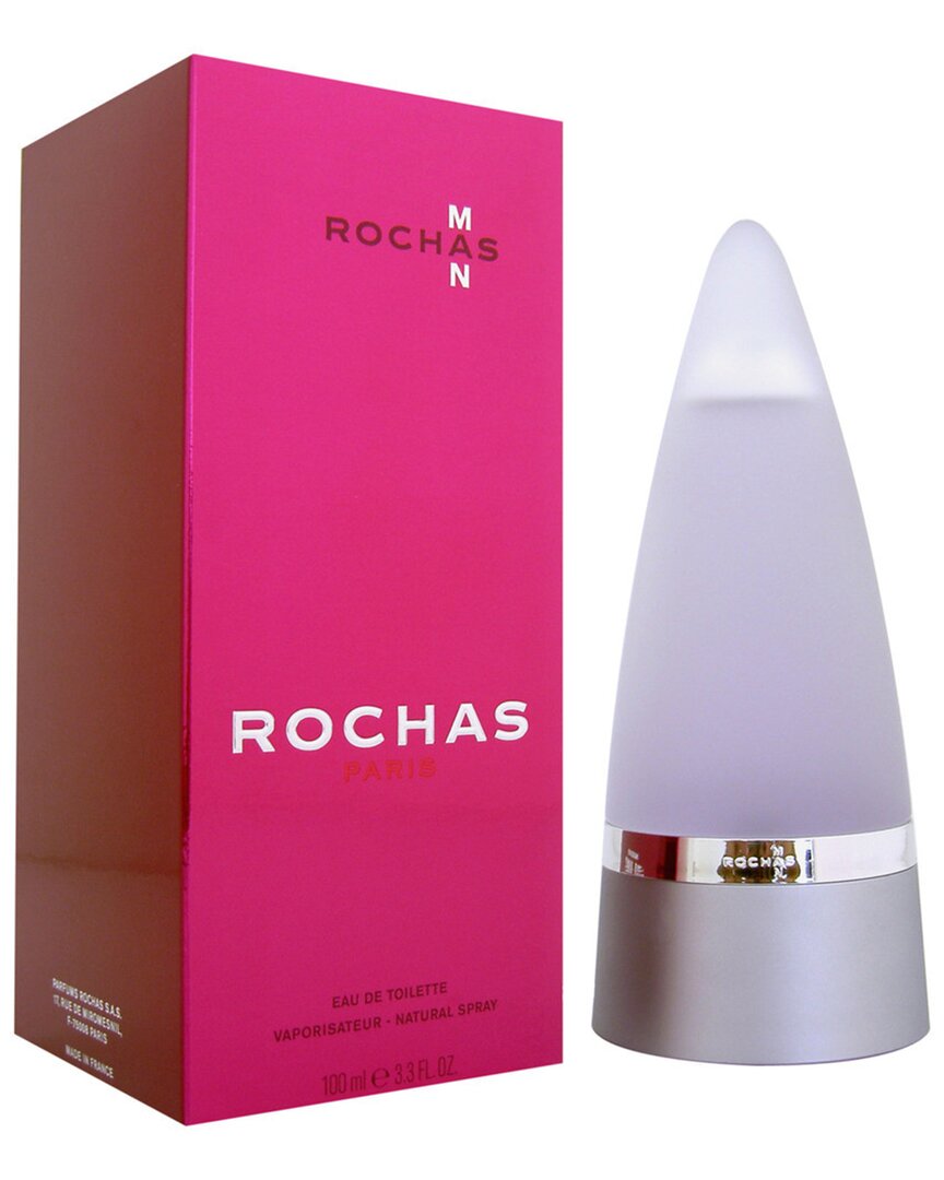 Rochas Men's 3.4oz Man Eau De Toilette Spray