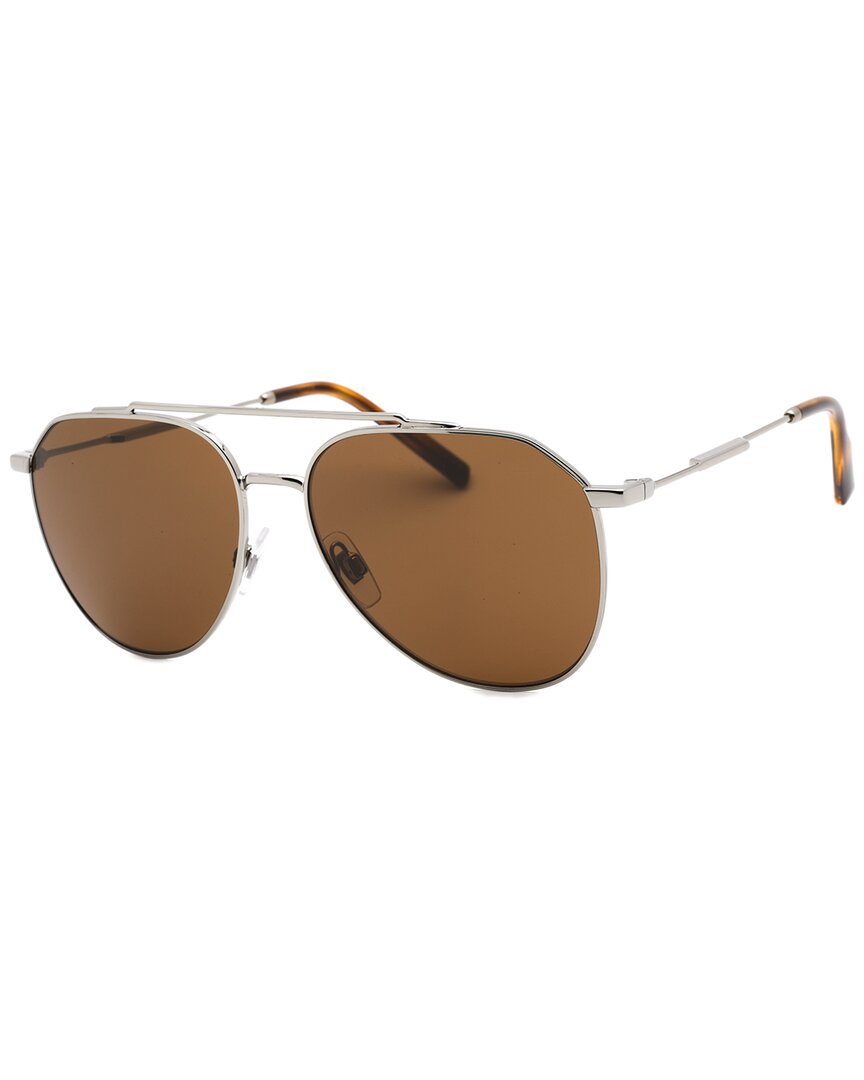 Shop Dolce & Gabbana Men's 0dg2296 58mm Sunglasses In Grey