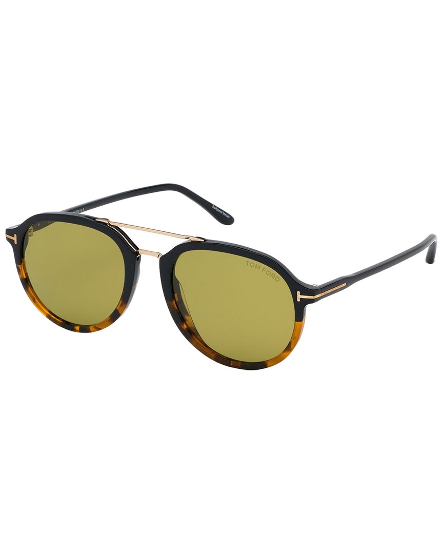 TOM FORD MEN'S RUPERT 53MM SUNGLASSES