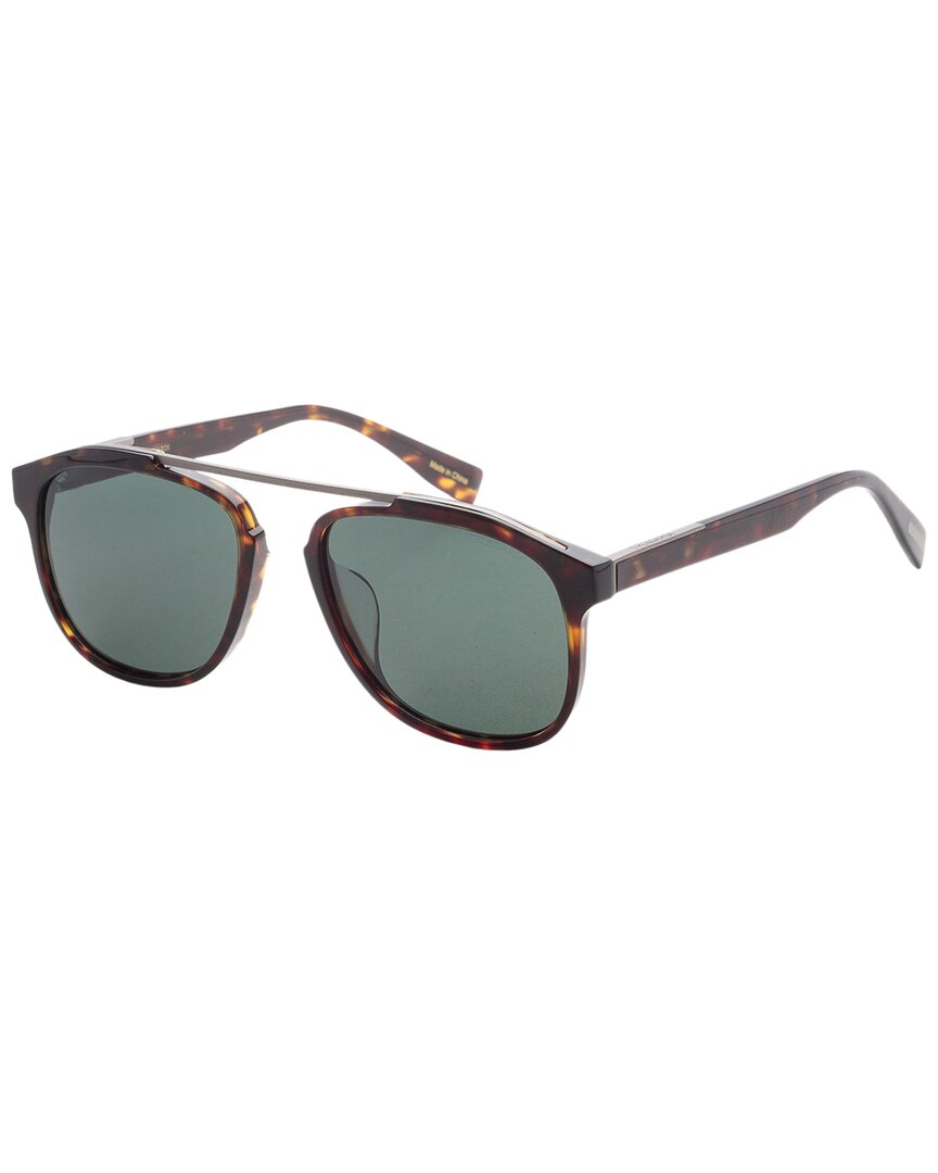 Trussardi Men's Str331f 56mm Polarized Sunglasses In Brown