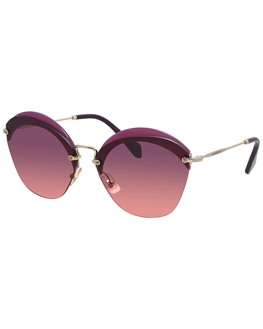 Miu Miu Women's Mu53ss 63mm Sunglasses In Pink