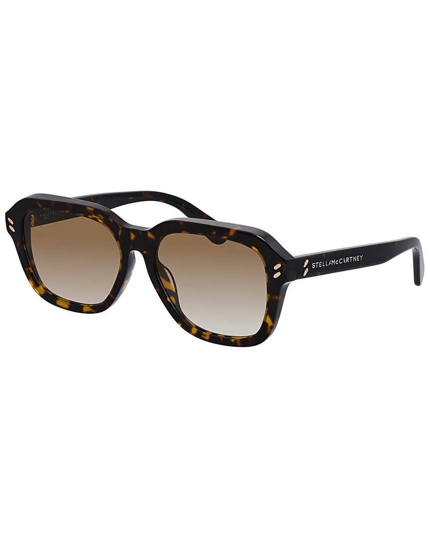 Stella Mccartney Women's Sc40003 56mm Sunglasses In Brown
