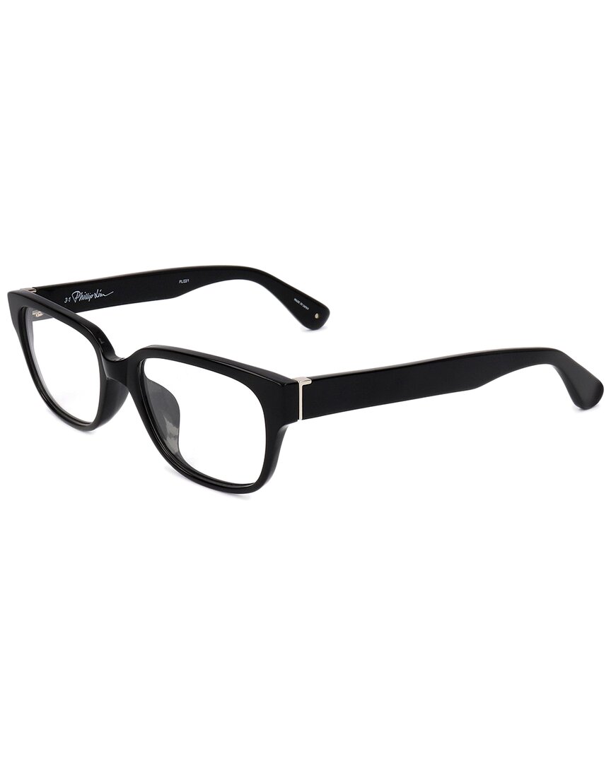 Shop Linda Farrow Phillip Lim By  Unisex Pl22 52mm Optical Frames In Black