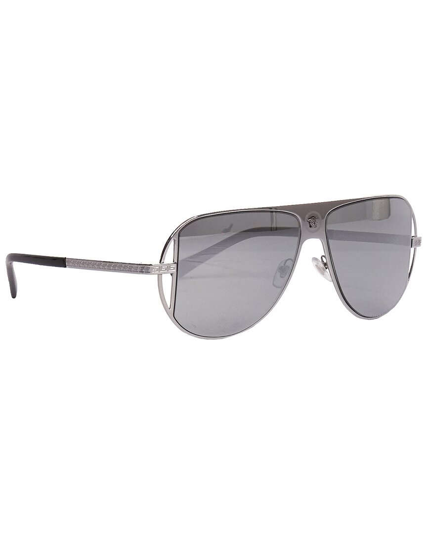 Versace Unisex Ve2212 57mm Sunglasses In Grey