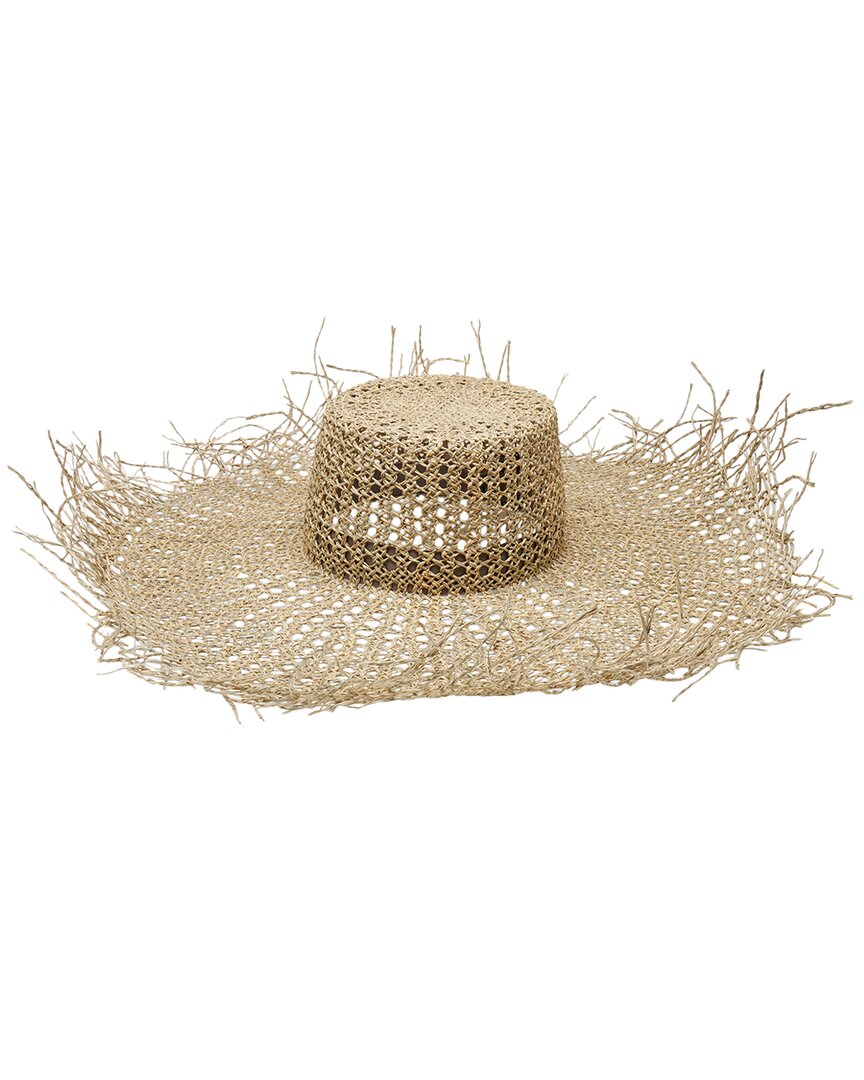 Wyeth Marley Straw Boater Hat In Neutral