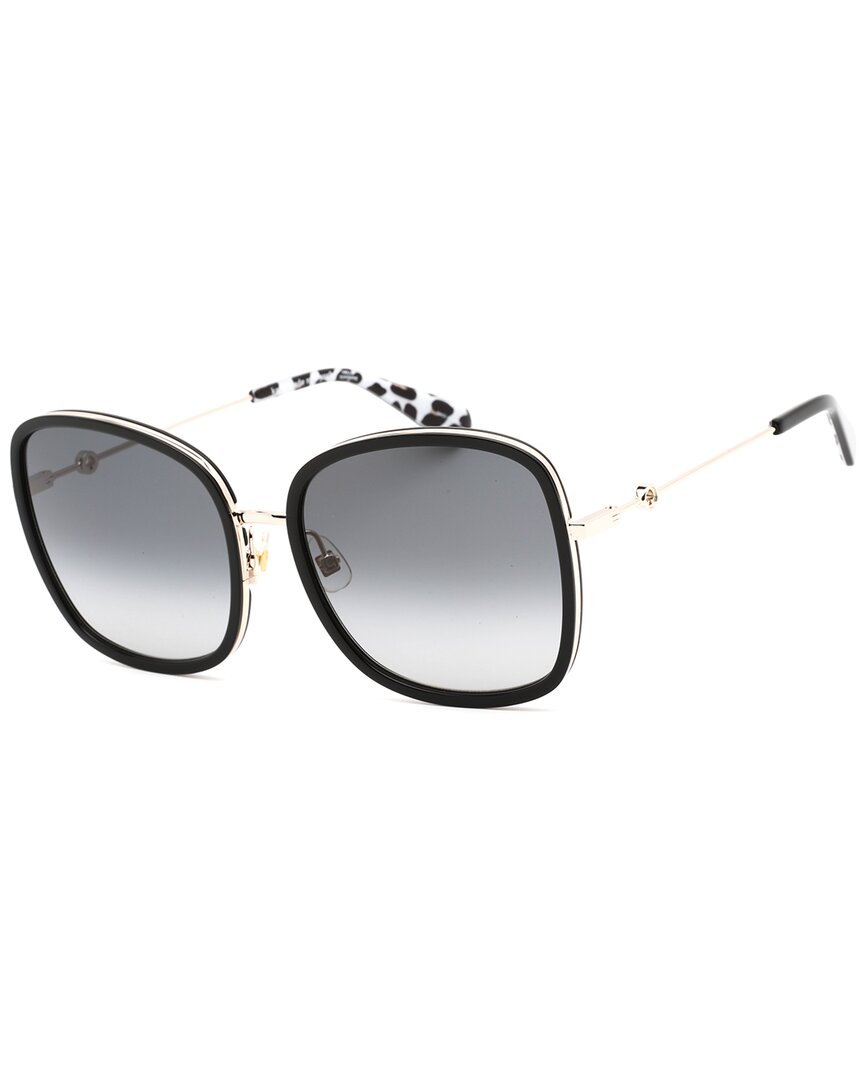 Shop Kate Spade New York Women's Paola/g/s 59mm Sunglasses In Black