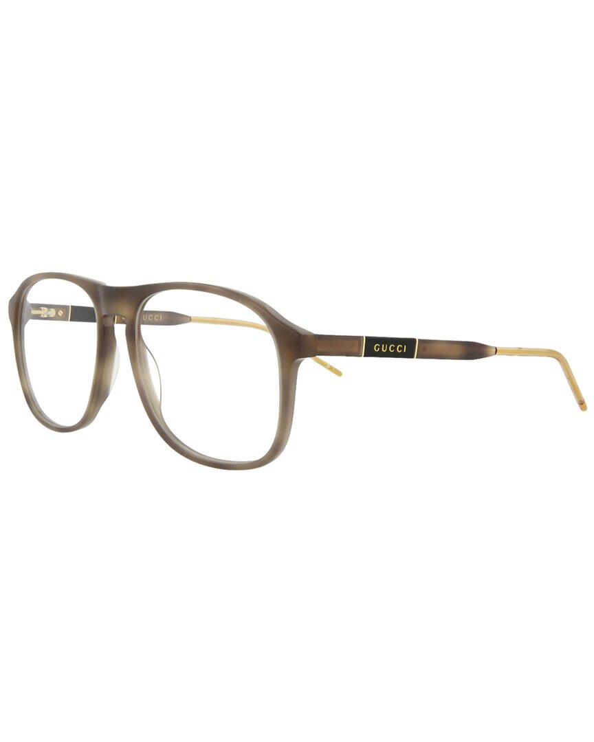 Gucci Men's Gg0844o 57mm Optical Frames In Brown