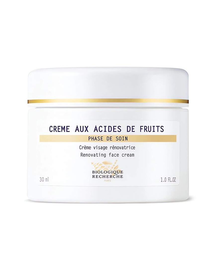 Biologique Recherche Unisex 1oz Creme Aux Acides De Fruits Renovating Face Cream In White