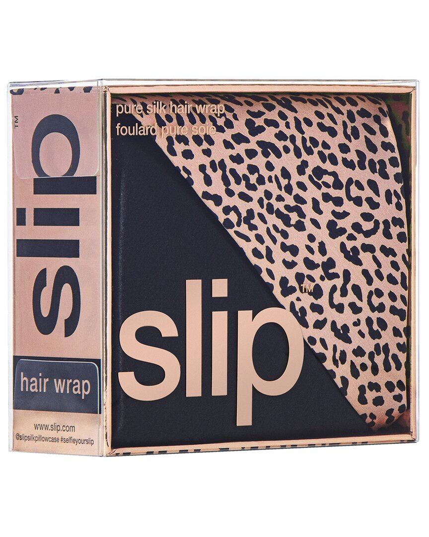 slip Unisex Pure Silk Hair Wrap - Wild Leopard