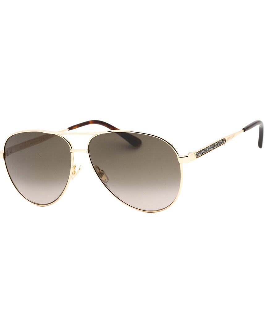 Jimmy Choo Women's Jimena/s 60mm Sunglasses In Gold