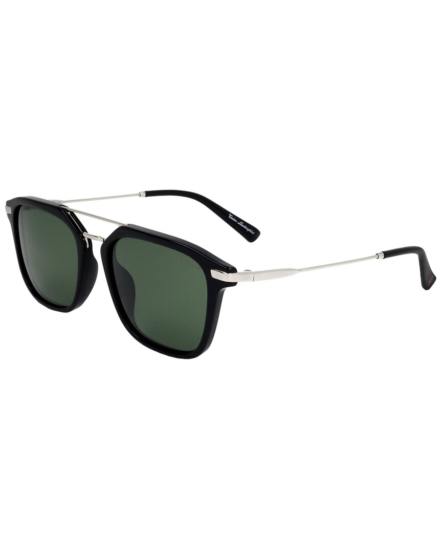 Tonino Lamborghini Men's Tl905s 52mm Sunglasses In Black