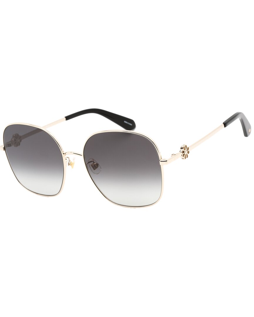 Shop Kate Spade New York Women's Raglan/g/s 59mm Sunglasses In Gold