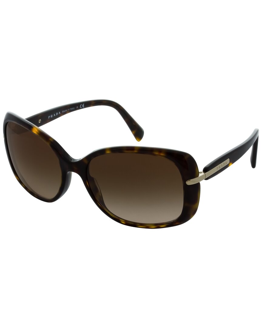Prada Women's Pr08os 57mm Sunglasses In Brown