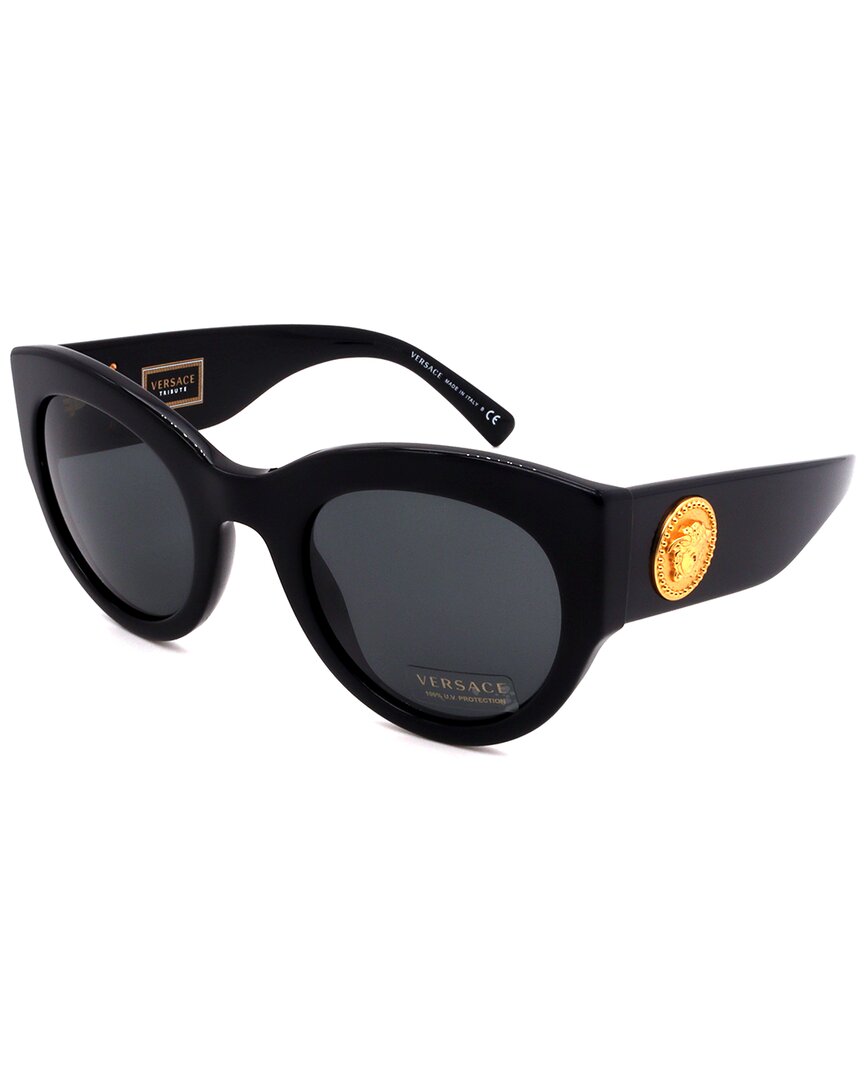 Shop Versace Women's Ve4353 51mm Sunglasses In Black
