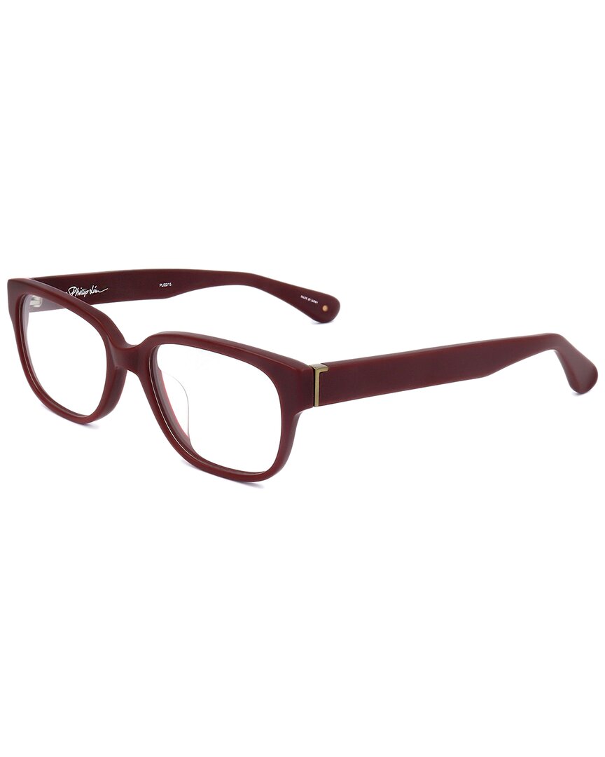 Shop Linda Farrow Phillip Lim By  Unisex Pl22 52mm Optical Frames In Red