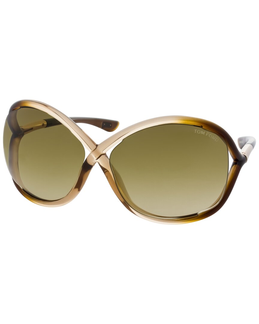 Tom Ford Women's Whitney 64mm Sunglasses In Green