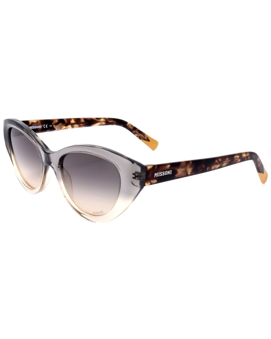 Missoni Women's 53 Mm Grey Sunglasses In Purple