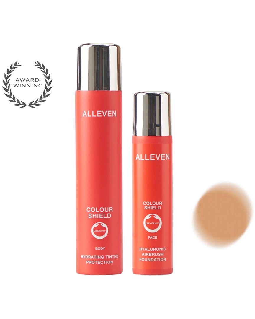 Alleven Unisex 3.38oz Colour Shield Body Airbrush Perfector & Face Hyaluronic  Airbrush Foundation - In Multi