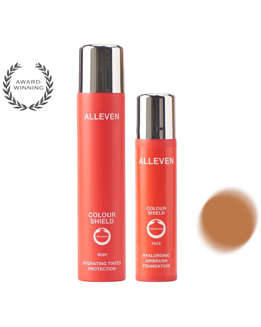 Alleven Unisex 3.38oz Colour Shield Body Airbrush Perfector & Face Hyaluronic  Airbrush Foundation -