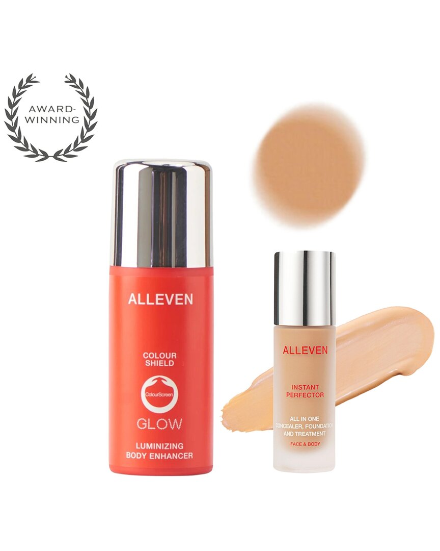 Alleven Unisex 3.38oz Colour Shield Glow Face & Body & Instant Perfector  Concealer - Ivory In White