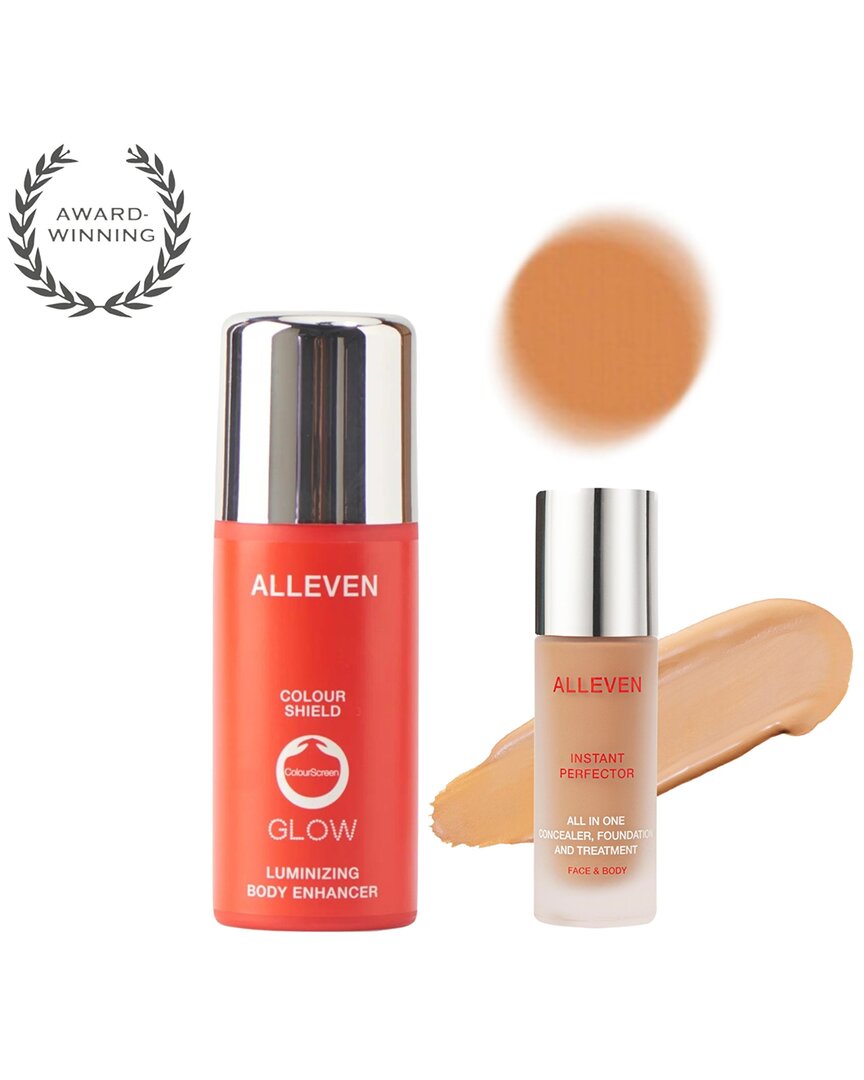 Alleven Unisex 3.38oz Colour Shield Glow Face & Body & Instant Perfector  Concealer - Sand In White