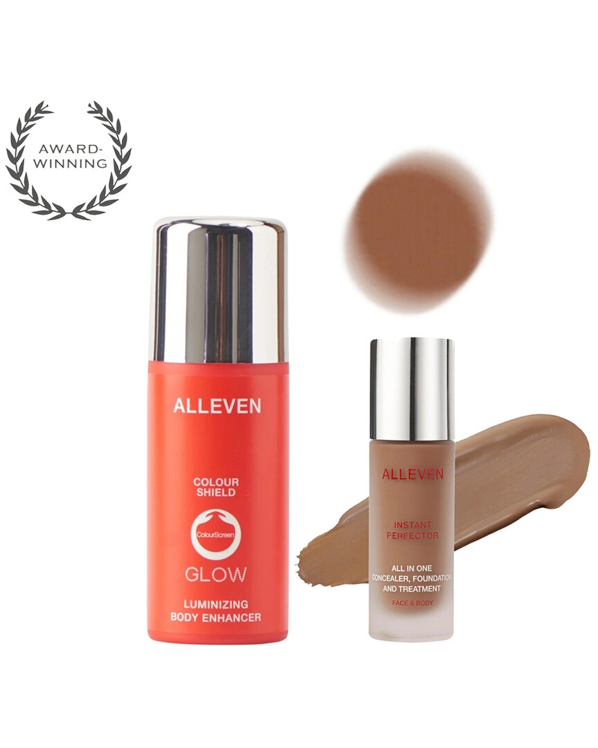 Alleven Unisex 3.38oz Colour Shield Glow Face & Body & Instant Perfector  Concealer - Onyx In White