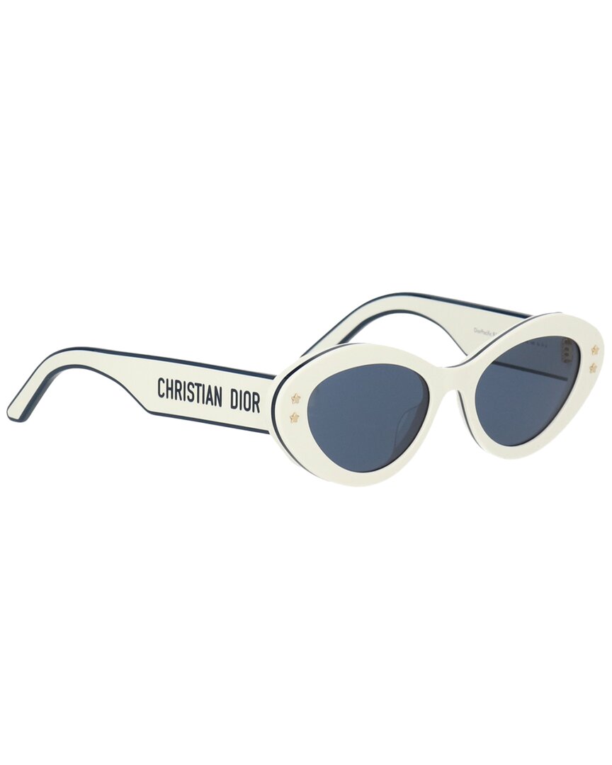 Dior Women's Cd40097u 53mm Sunglasses In White