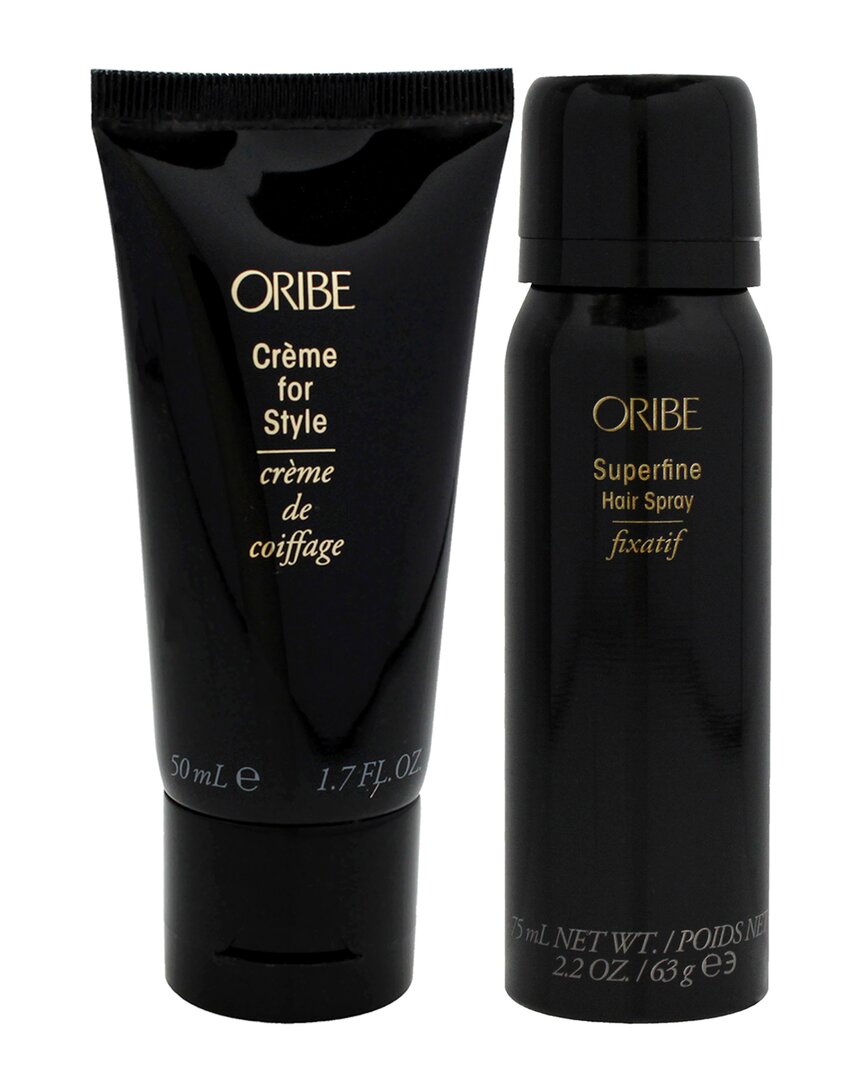 Oribe Unisex Superfine Hairspray And Creme For Style 2pc Kit