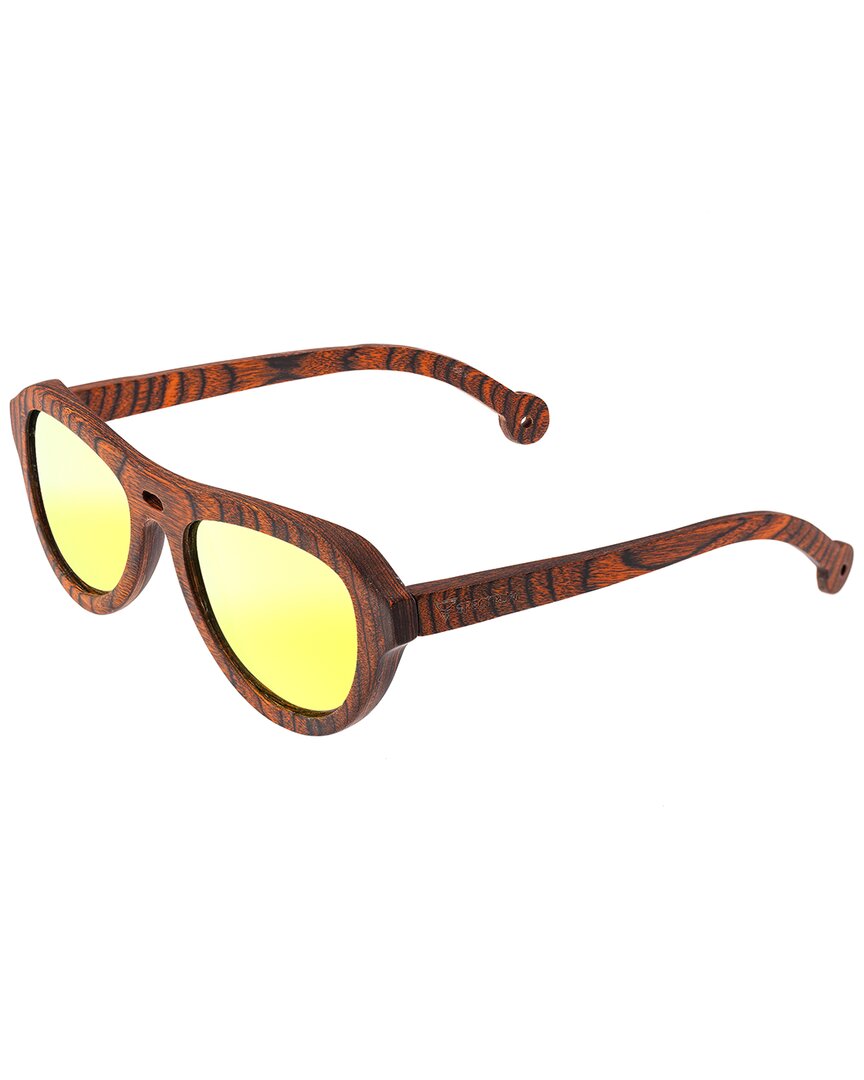 Spectrum Stroud Wood Sunglasses In Gold / Orange / Spring